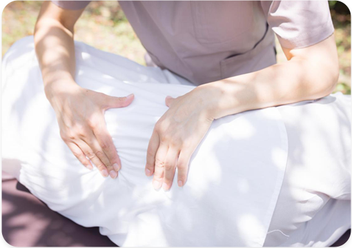 女性の身体に合わせたやさしい施術